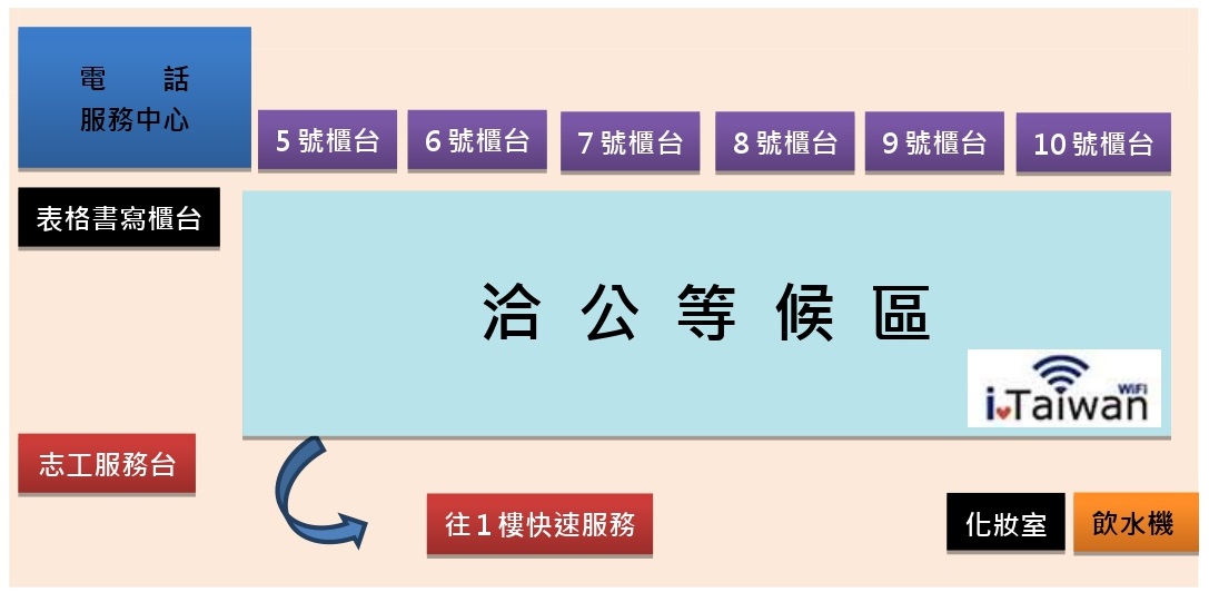 本處2樓大廳平面圖