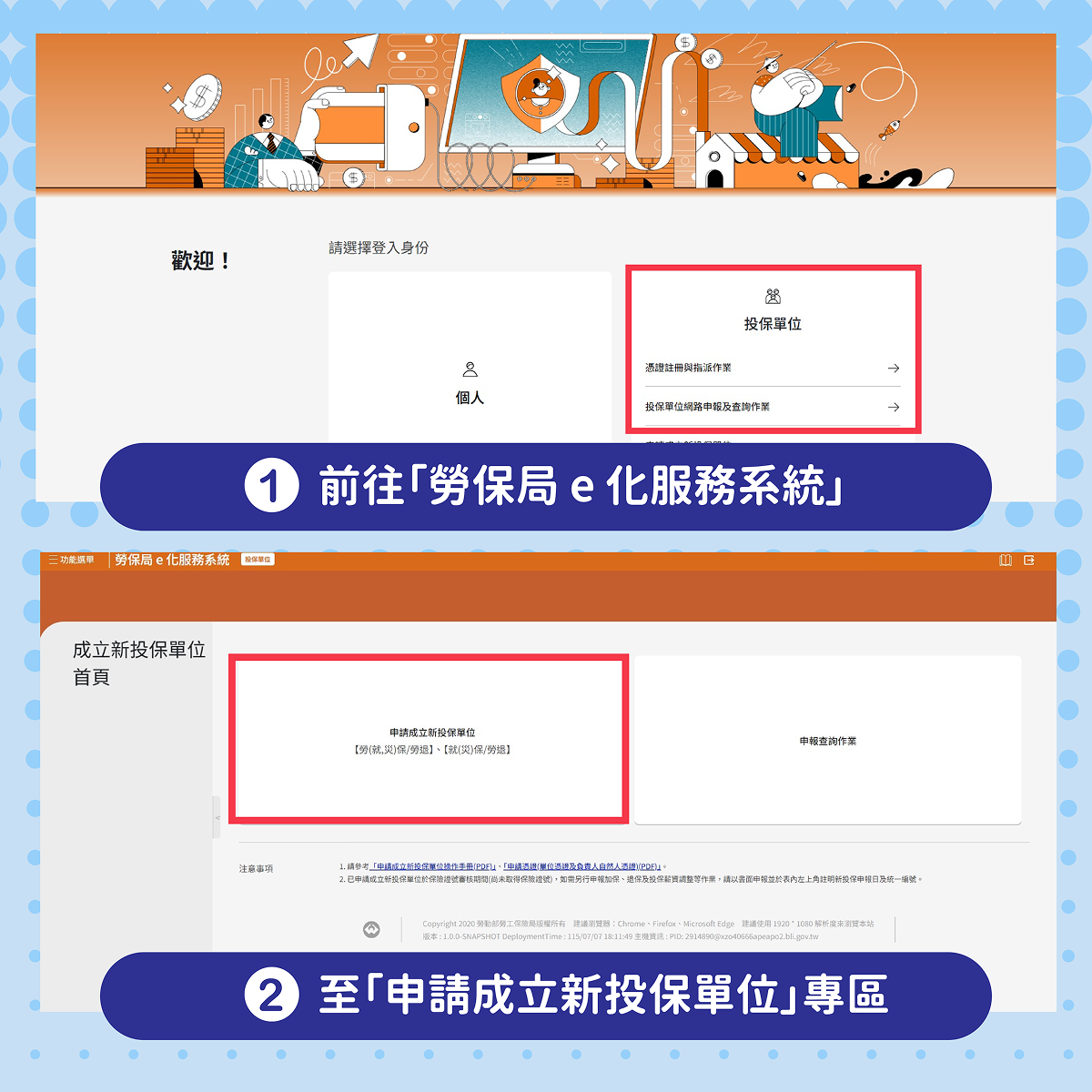  e化成立投保單位攻略